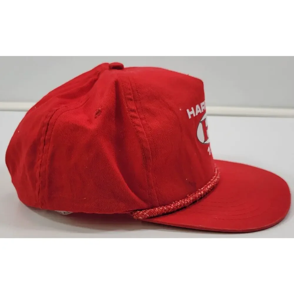 N) Harrison 1962 Adult Red Snapback Cotton Baseball Cap